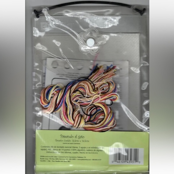 Plaid Bucilla Vintage 2006 So Girly Counted Cross Stitch Essentials Kit 43931 - Picture 3 of 9